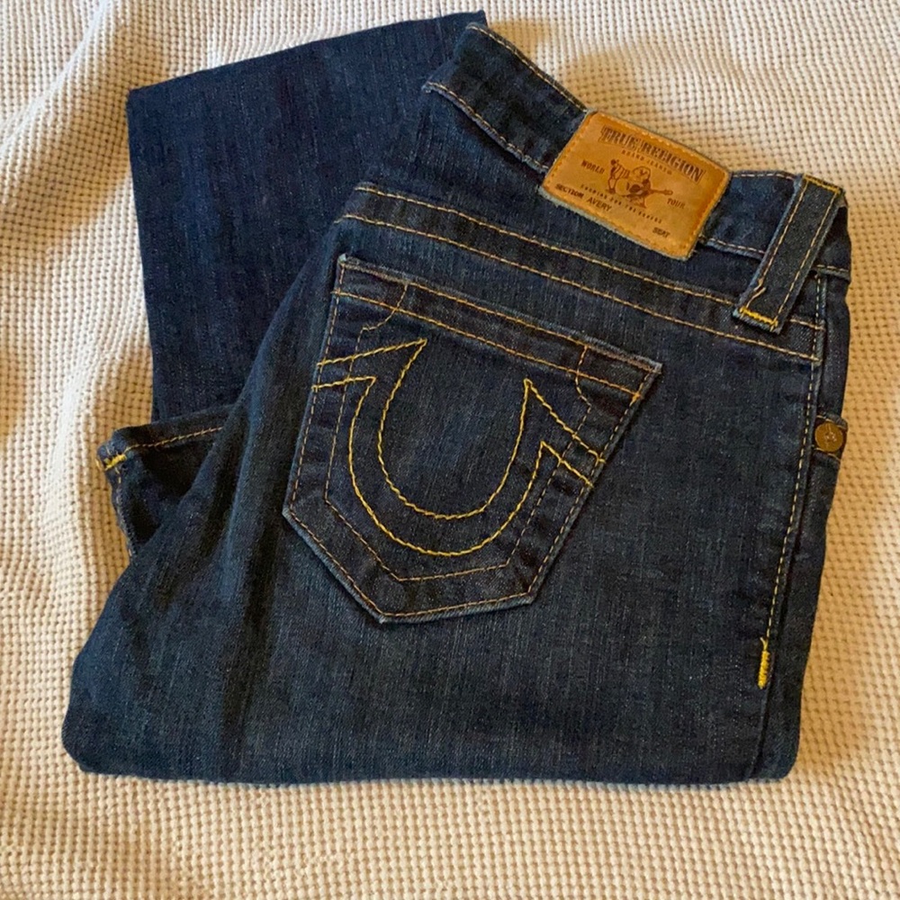 True religion straight leg woman jeans